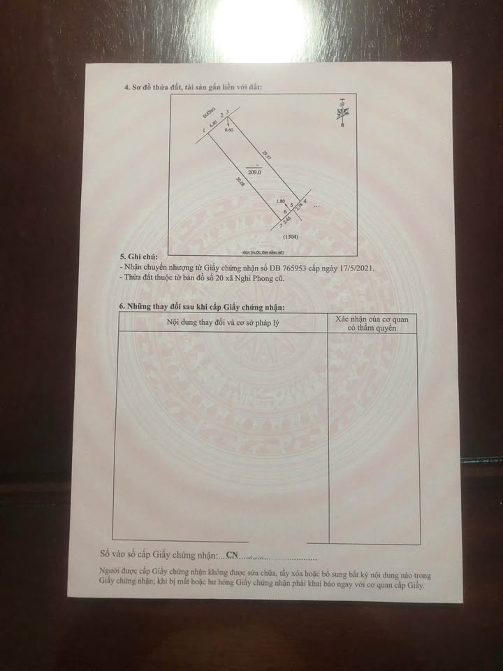 Bán đất xóm 9, phường Vinh Tân, TP Vinh 209m² - Đường thông thoáng, vị trí thuận lợi!