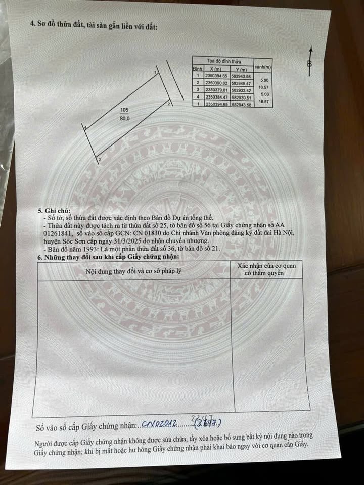 Đất Hiền Ninh, Sóc Sơn 80m², Giá chỉ 2 tỷ - Cơ hội đầu tư hấp dẫn!