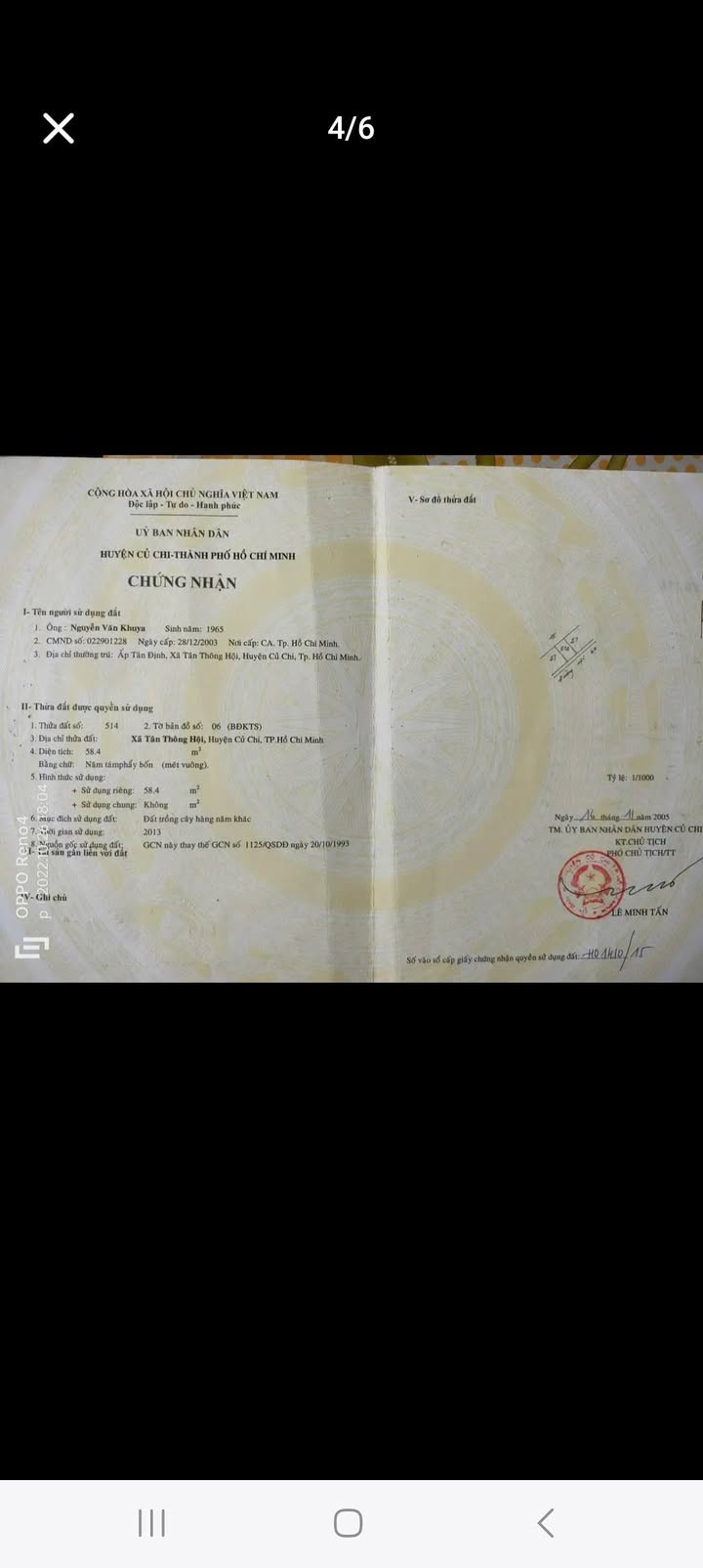 Nhà bán Tân Thông Hội 60m² giá 1.1 tỷ - Sổ hồng chính chủ, gần chợ và trường học!