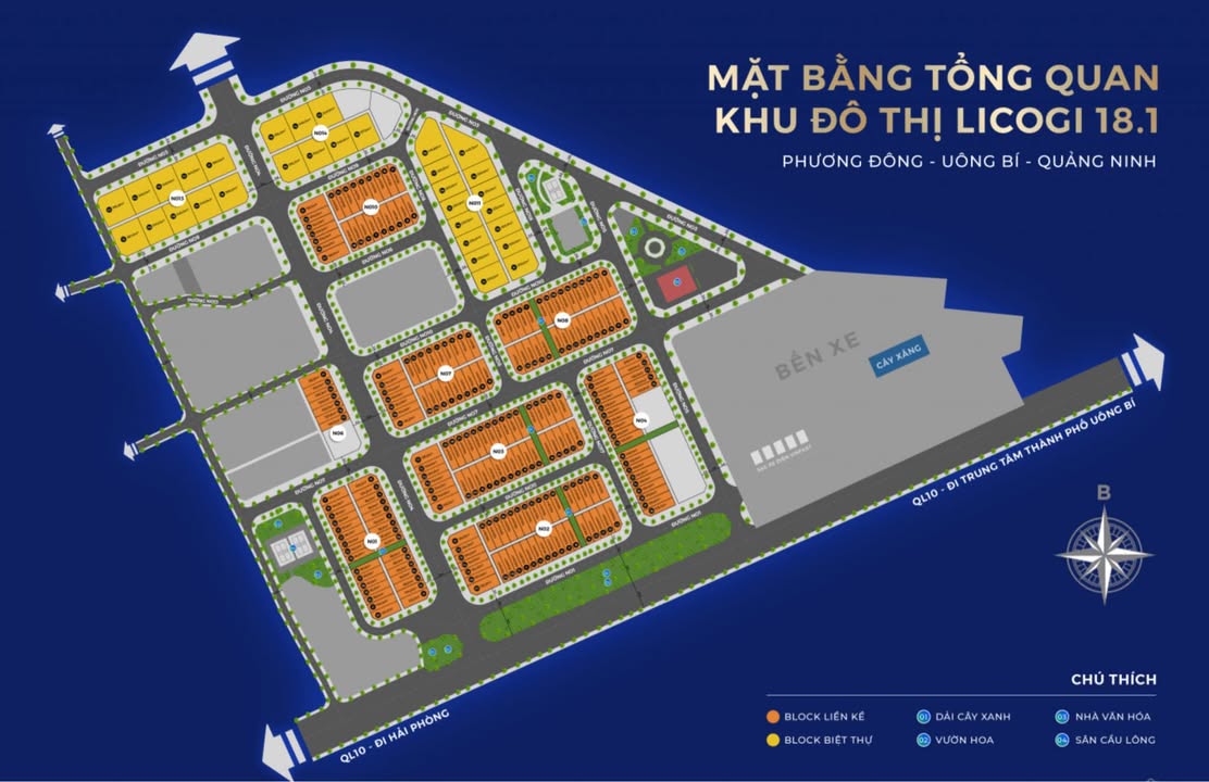Đất liền kề Licogi Uông Bí 100m² giá 1.1 tỷ - Đầu tư sinh lời lâu dài!