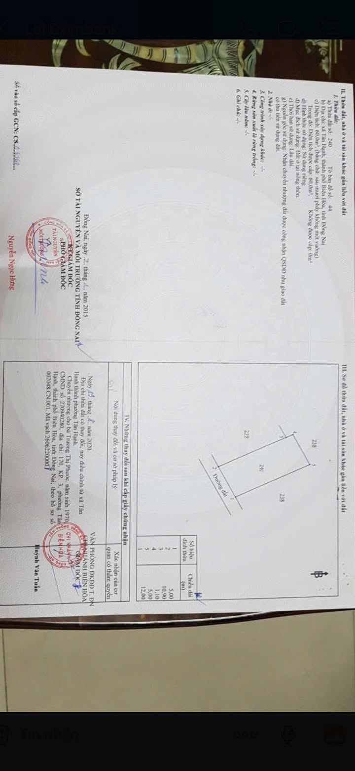 Đất thổ cư mặt tiền hẻm 255 Phạm Văn Diêu 130m² giá 2.35 tỷ - Cơ hội đầu tư tuyệt vời!