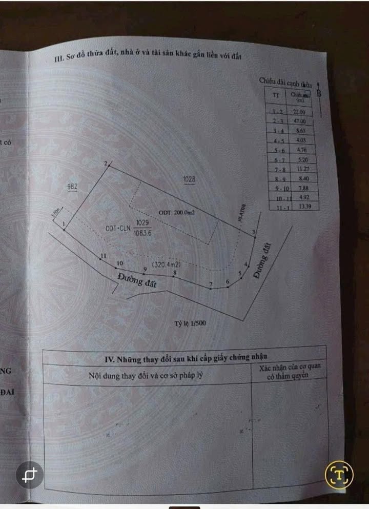 Đất mặt tiền Tân Hiệp 14, Tân Uyên 1083m² giá 5 tỷ - Cơ hội đầu tư tuyệt vời!