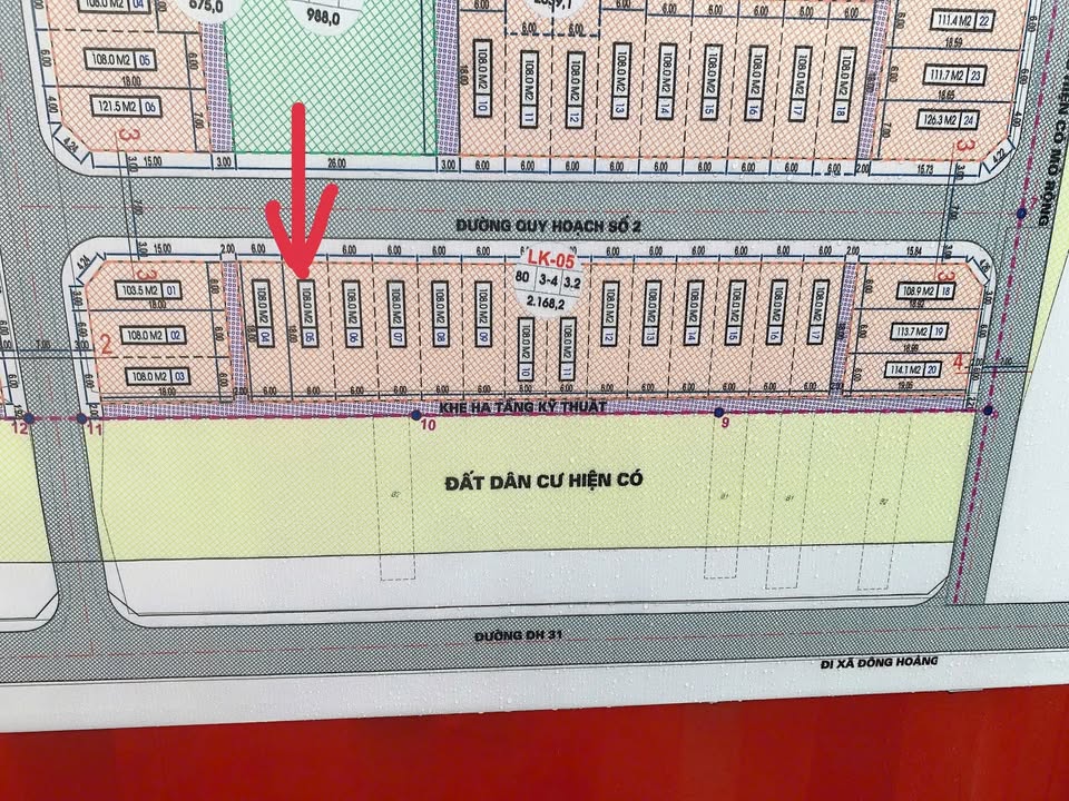 Đất đấu giá Tiền Hải 108m² hướng Bắc - Sát công viên xanh mát!