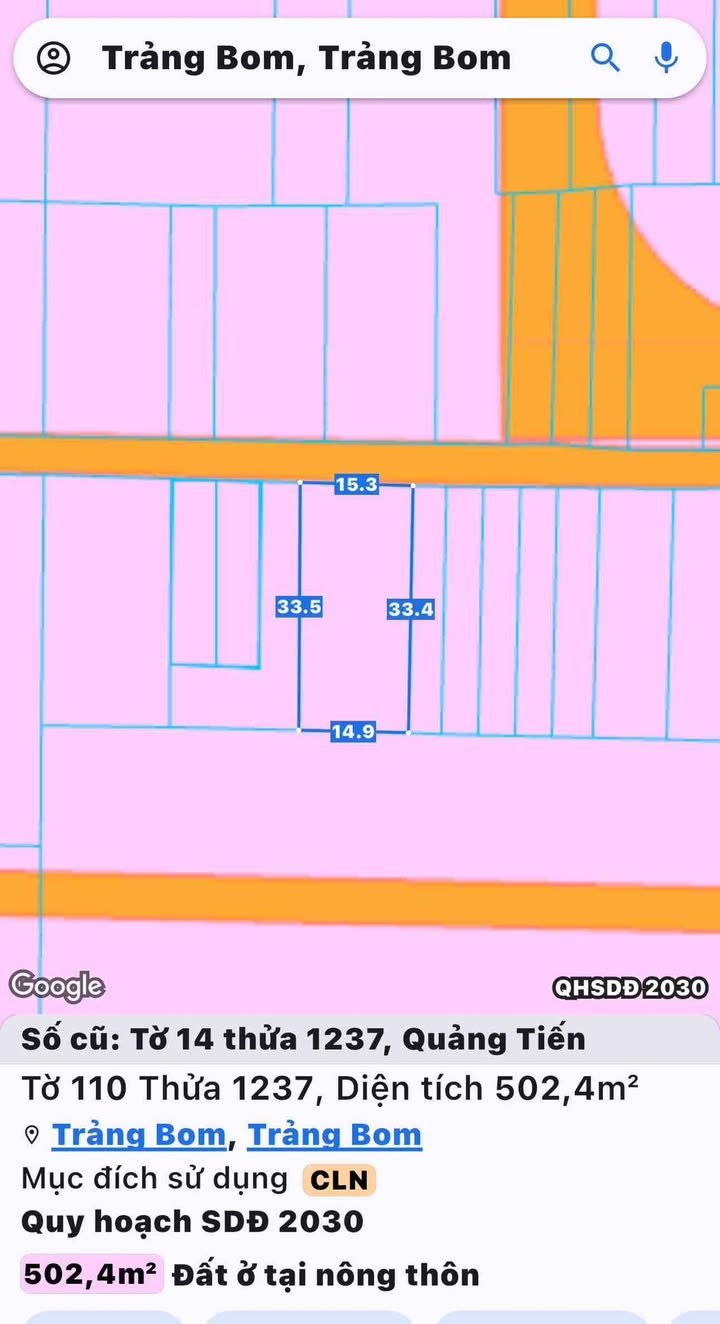 Đất nền Quảng Tiến 510m² giá chỉ 2 tỷ - Sổ đỏ chính chủ, vị trí đẹp