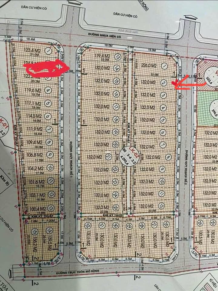 Đất nền Vân Trường, Tiền Hải 132m² giá 1.3 tỷ - Vị trí đắc địa gần trường học!