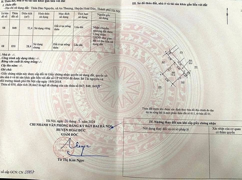 Đất nền An Thượng, An Khánh 52m² chỉ 3 tỷ - Đầu tư sinh lời cao!