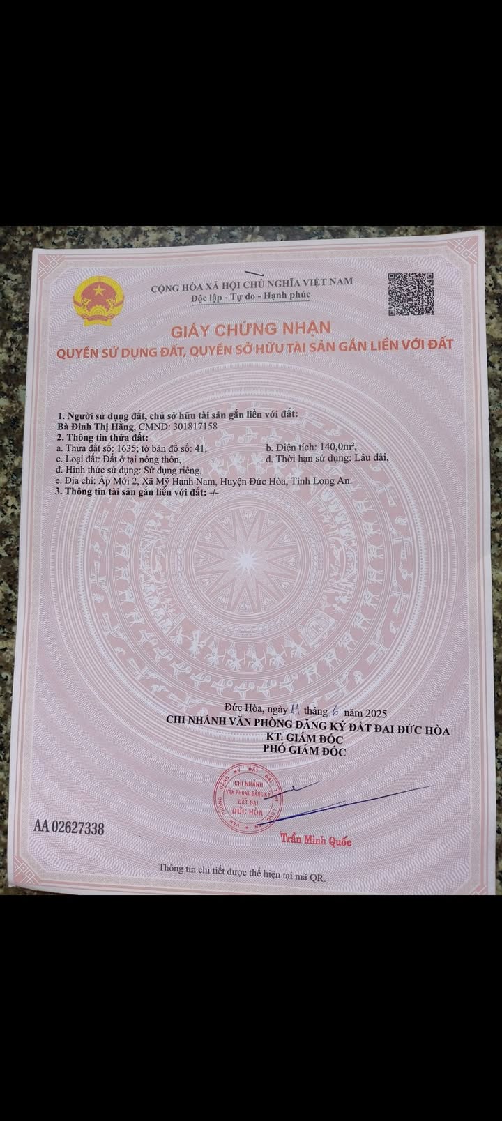 Nhà trọ 12 phòng + ki-ốt tại Mỹ Hạnh Nam, 280m² giá 4.6 tỷ - Sổ hồng riêng, thu nhập ổn định!