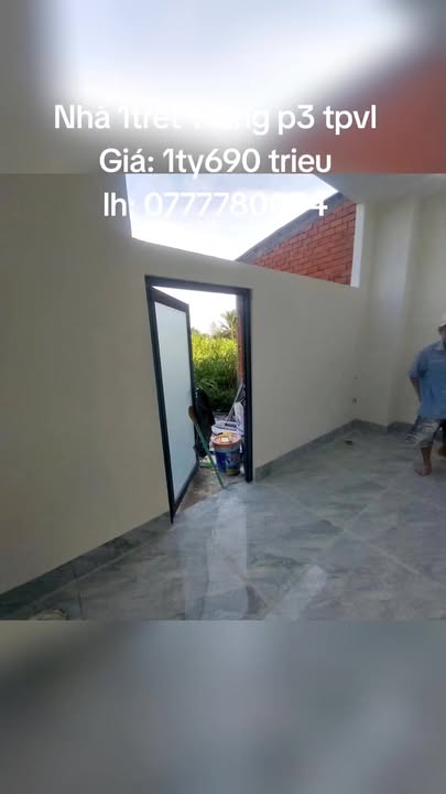 Nhà 1 Trệt 1 Lửng Phường 3, TP Vĩnh Long 75,6m² giá 1,69 tỷ - Sẵn sàng vào ở!