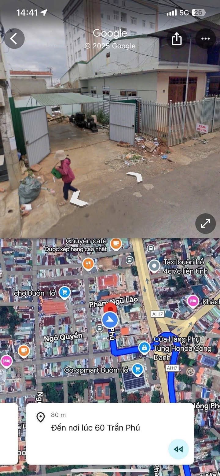 Nhà mặt tiền Trần Phú Buôn Hồ 91m² giá 5 tỷ - Đầu tư sinh lời ngay!