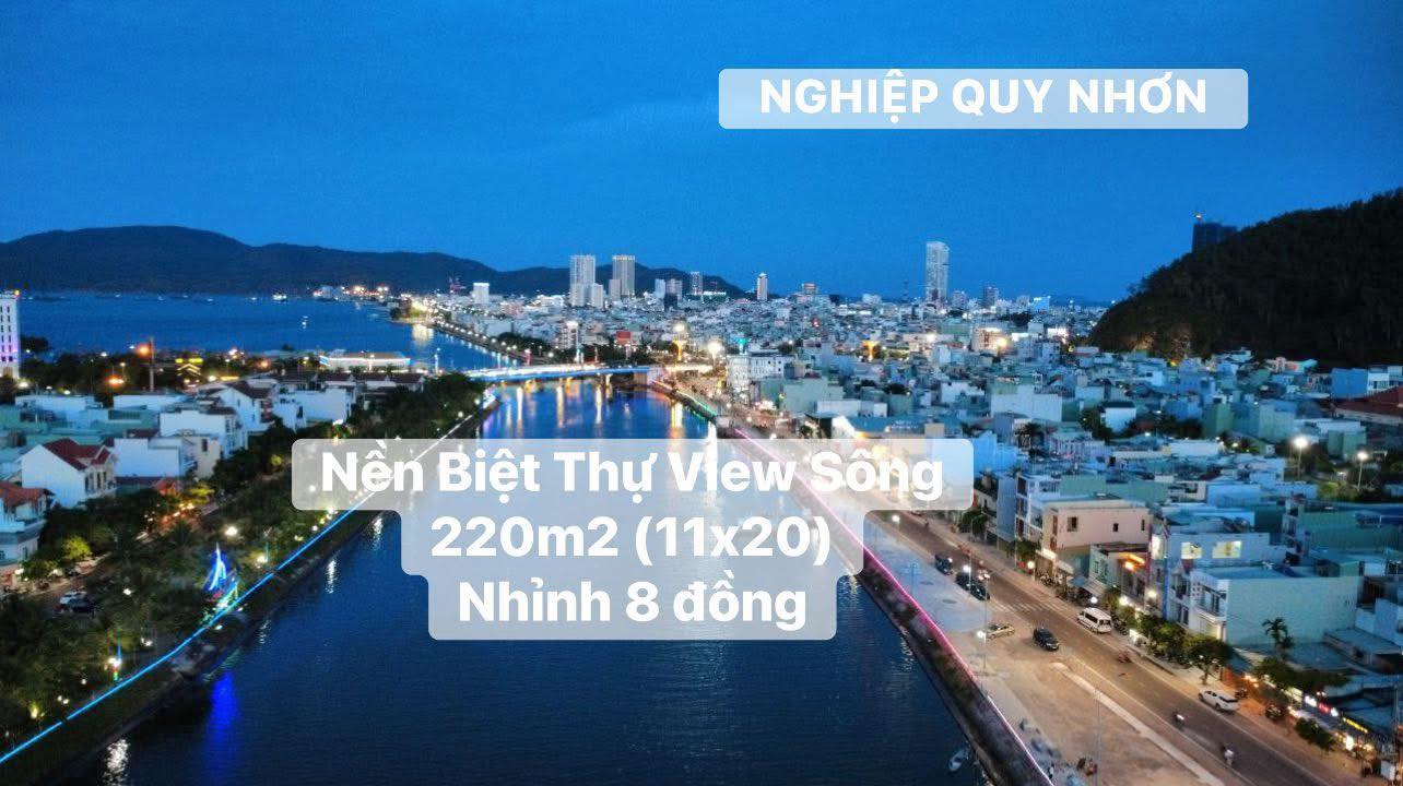 Đất Biệt Thự View Sông Đống Đa 220m² giá 8 tỷ - Hàng hiếm tại Quy Nhơn!