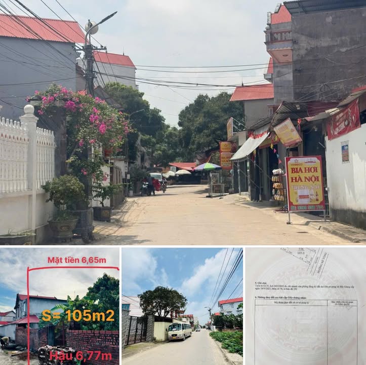 Lô đất 106m² TDP Tân Mỹ - Bắc Ninh giá 1 tỷ - Cơ hội vàng đầu tư!