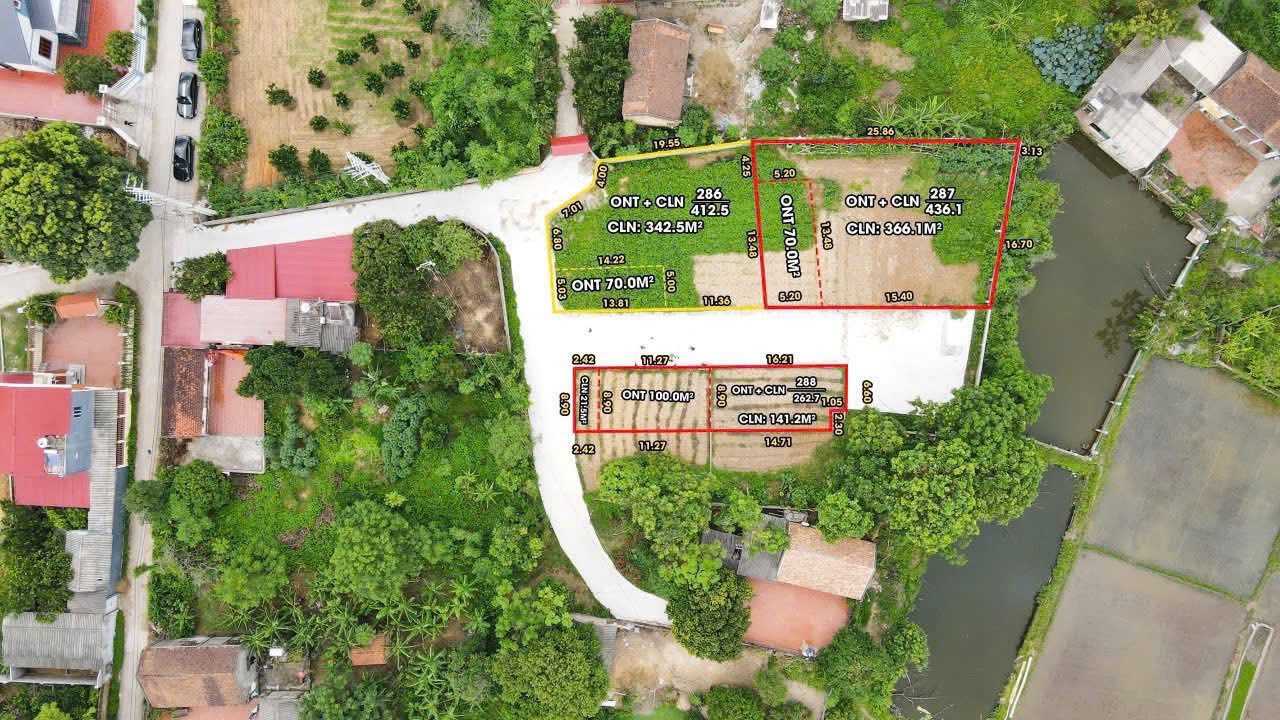 Đất nền Hương Mai 412m² giá 2.2 tỷ - Sổ đỏ chính chủ, phong thủy tốt!