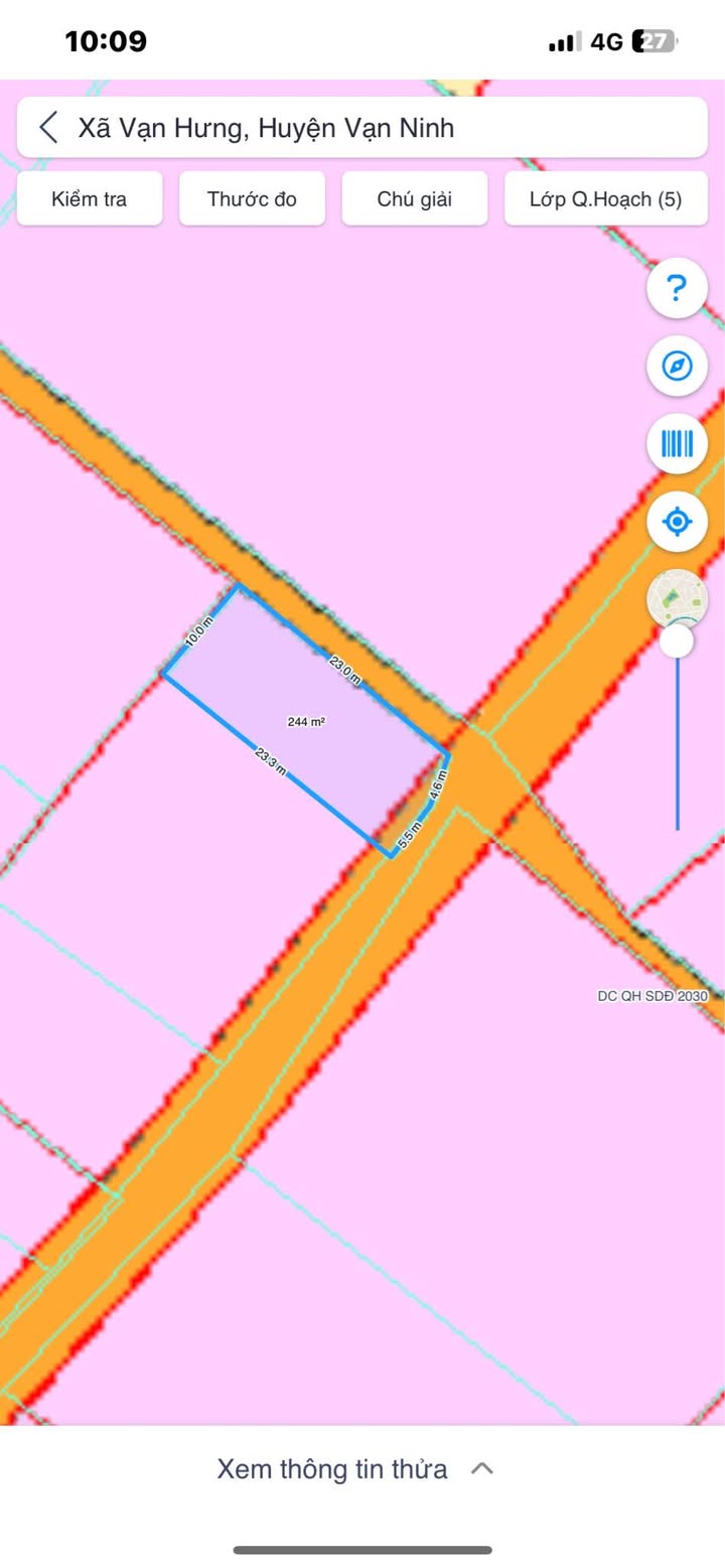 Đất thổ cư Hải sản Xuân Ninh, Khánh Hòa 243m² giá 600 triệu - Khu dân cư đông đúc