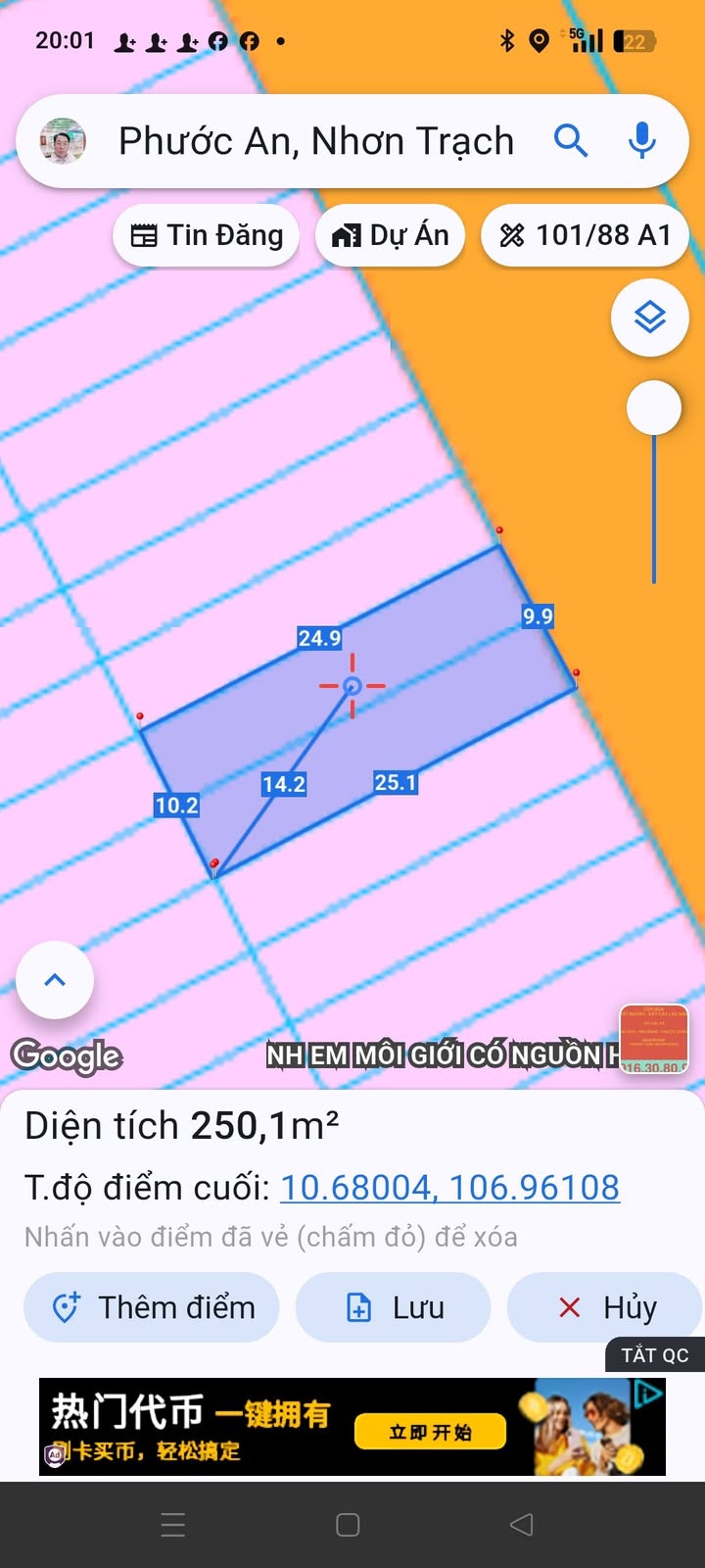 Đất nền Thủ Đức 250m² giá 7 tỷ - Mặt tiền Trường Chinh, cơ hội đầu tư tuyệt vời!