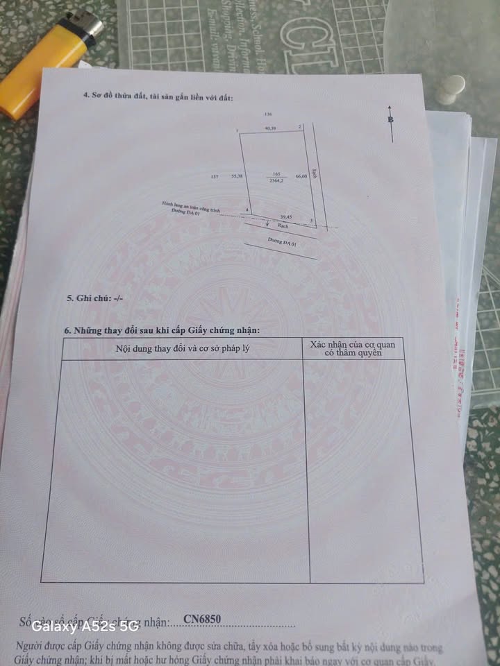 Đất Phú Đức Châu Thành 2364m² giá 1.05 tỷ - Sổ hồng đầy đủ, thương lượng tốt!