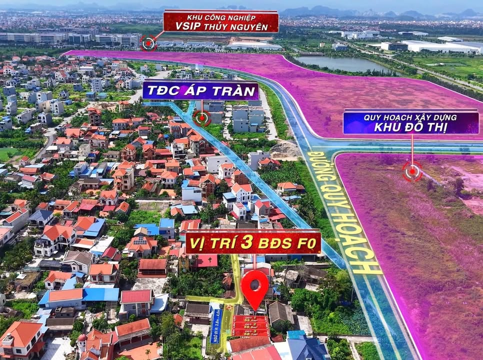 Đất nền Dương Quan, Thủy Nguyên 55m² giá 1.5 tỷ - Sổ đỏ chính chủ!