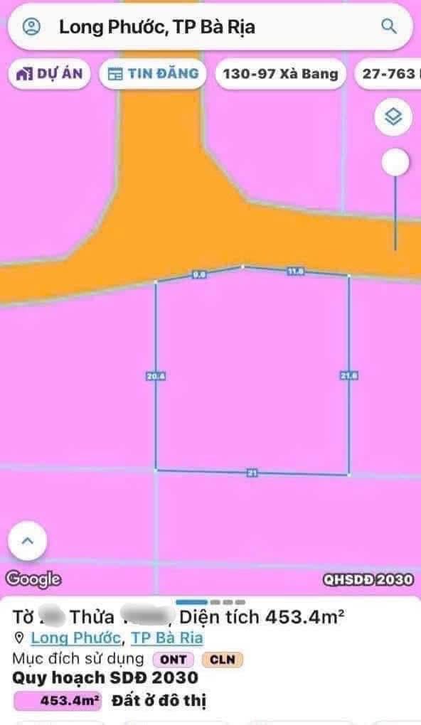 Bán gấp lô biệt thự đường 79, xã Long Phước, 454m² chỉ 1.99 tỷ - Đầu tư sinh lời ngay!