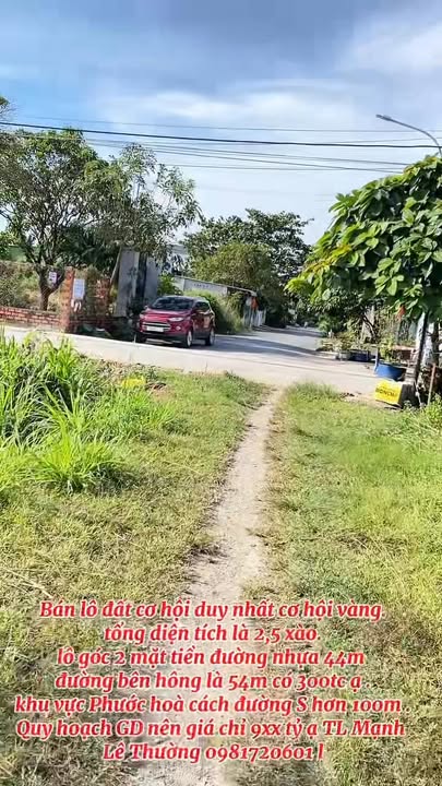 Đất nền Phước Hòa, Phú Mỹ 25000m² giá 900 tỷ - Cơ hội đầu tư tuyệt vời!