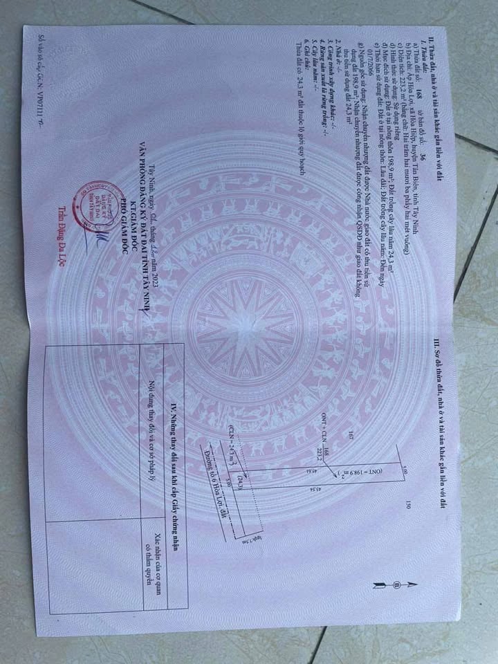 Đất nền Hòa Hiệp Tân Biên 225m² giá 2xx - Đầu tư sinh lời ngay!