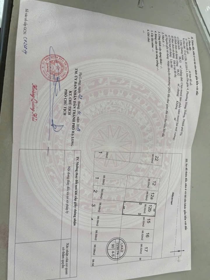 Đất mặt tiền đường Hùng Thắng, Hạ Long 98m² - Cơ hội đầu tư vàng!