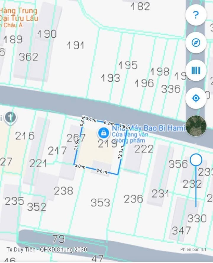 Đất nền trung tâm TP Phủ Lý 46m² giá 2.8 tỷ - Đầu tư sinh lời ngay!