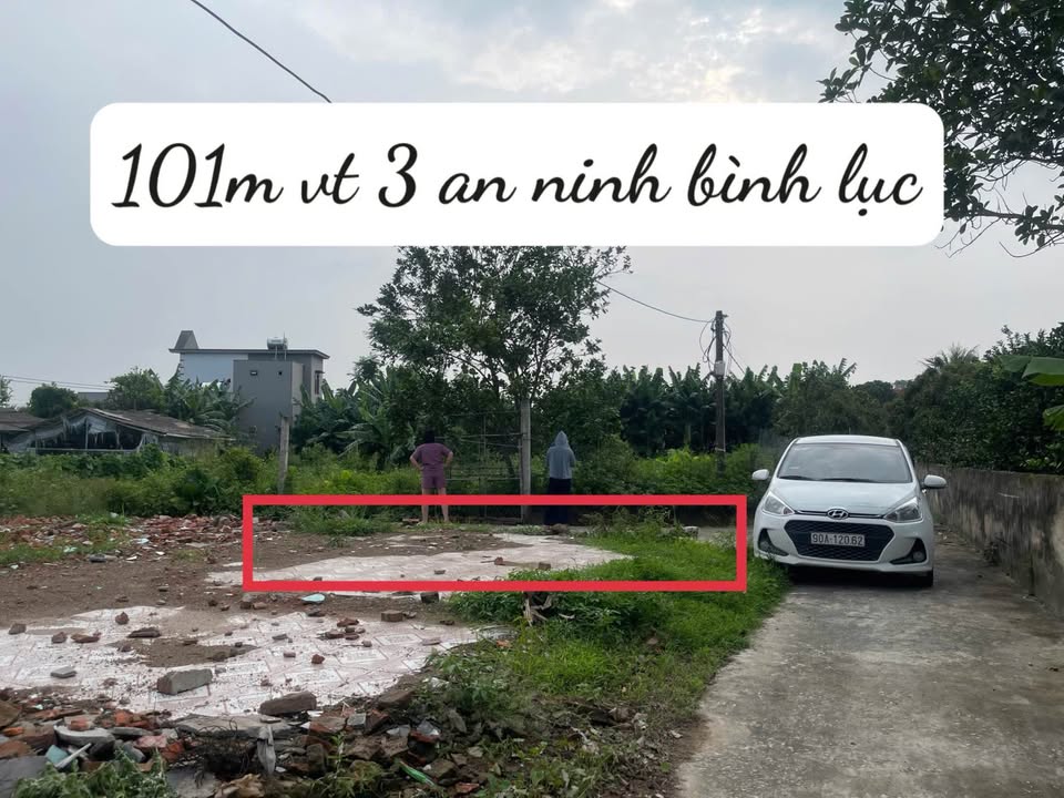 Đất nền An Ninh, Bình Lục, Hà Nam 101m² chỉ 600 triệu - Đầu tư sinh lời ngay!