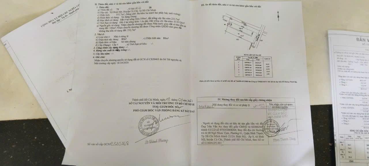 Nhà cấp 4 ấp 8, đường Bình Mỹ, Củ Chi 312m² giá 3.9 tỷ - Sẵn sàng vào ở!