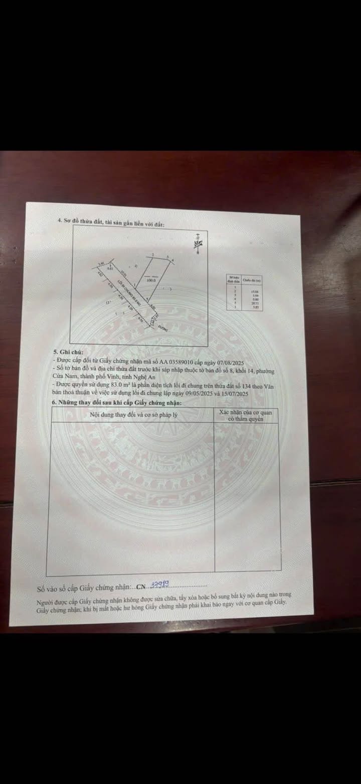 Đất bán Cửa Nam Vinh 100m² giá 1.9 tỷ - Vị trí đông đúc, thuận tiện giao thông!