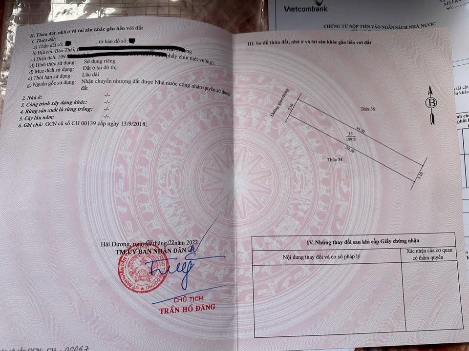 Lô đất mặt phố Bảo Thái 200m² giá chỉ 5.6 tỷ - Vị trí đắc địa gần trường mầm non