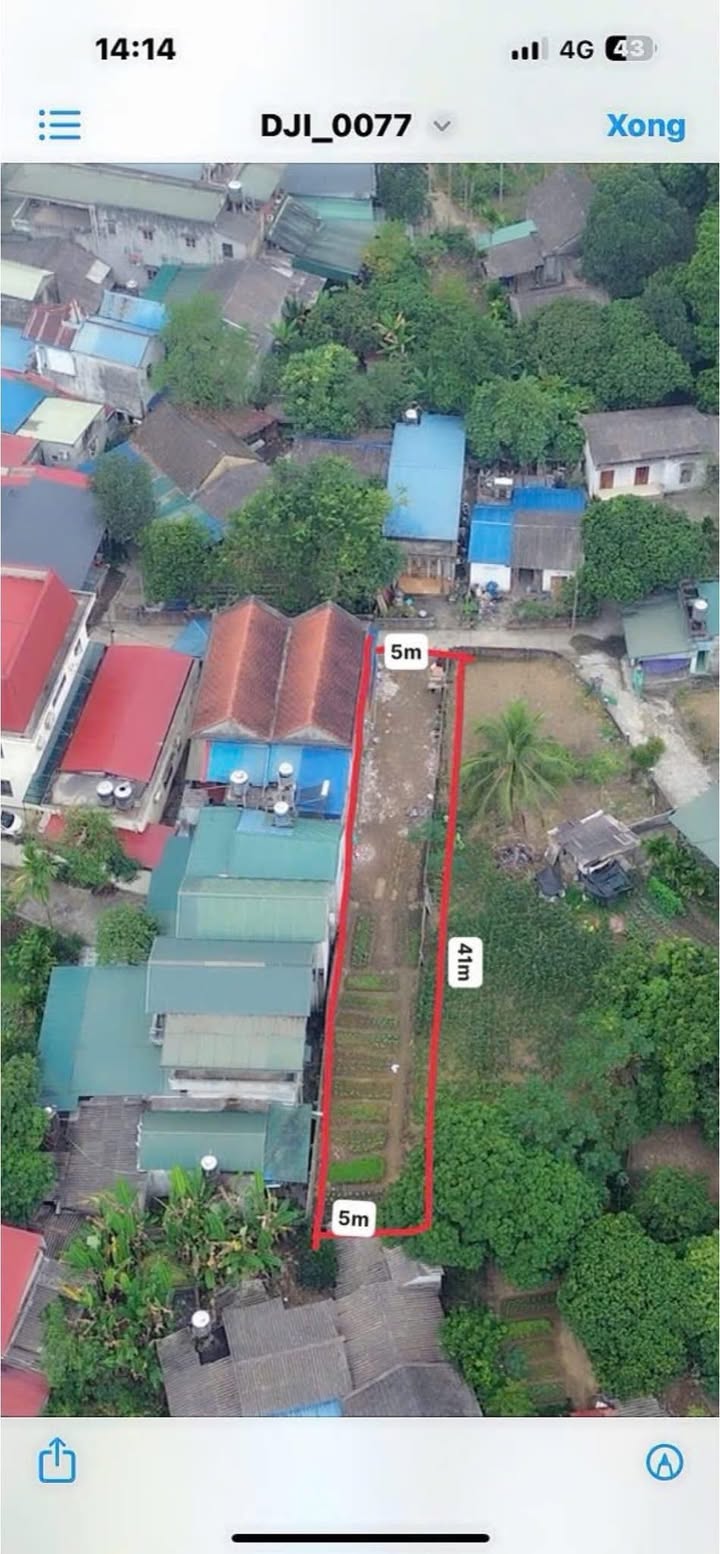 Đất thổ cư Cù Vân Thái Nguyên 205m² giá hơn 1 tỷ - Sát chợ và trường học!