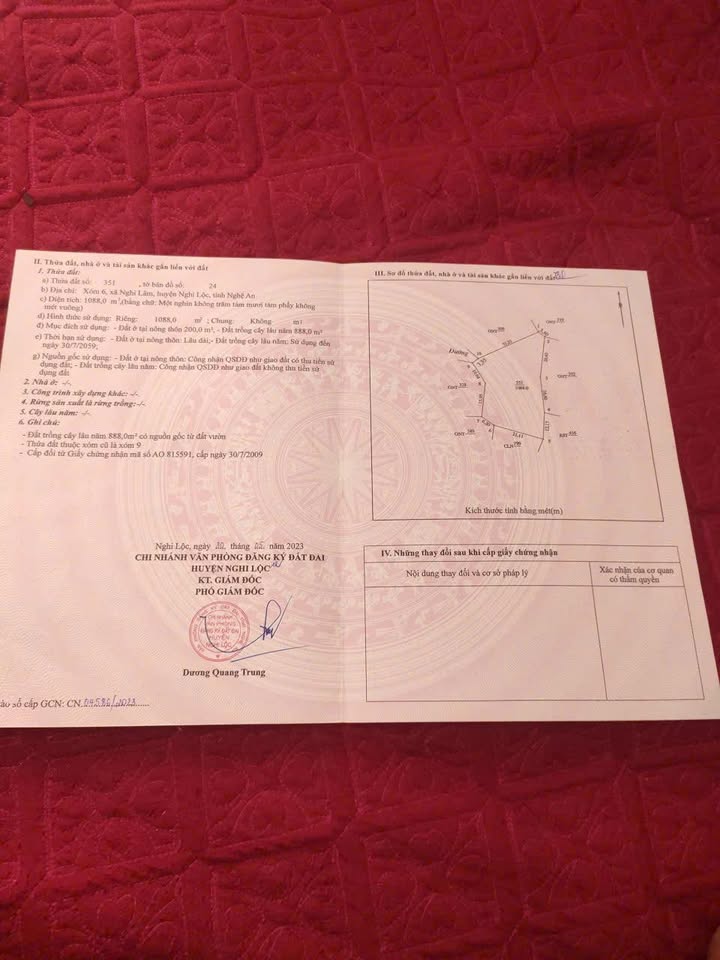 Đất nền Nghi Lâm 1087m² giá chỉ 700 triệu - Cơ hội đầu tư tuyệt vời!