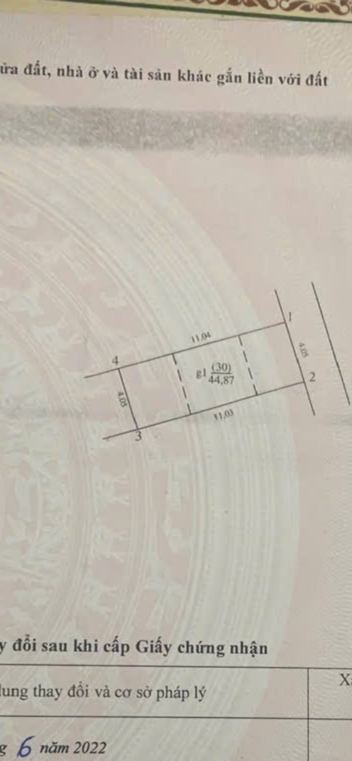 Đất Yên Viên 45m² giá thỏa thuận - Nở hậu đẹp, ô tô vào tận nơi!