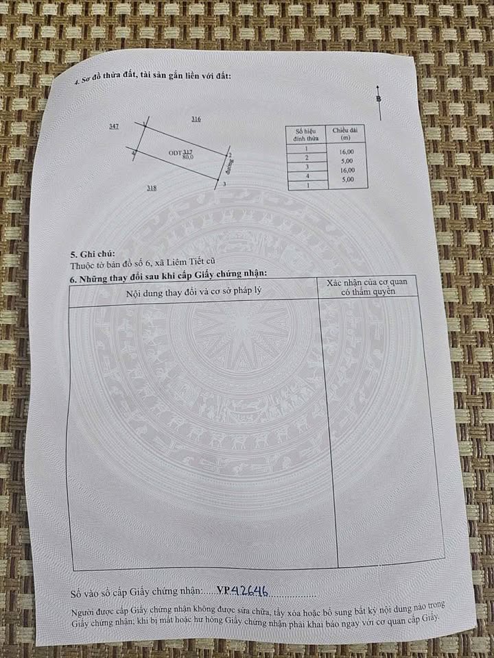 Đất chính chủ Liêm Tiết, Phủ Lý 80m² giá 3 tỷ - Vị trí đẹp gần ga tàu cao tốc!