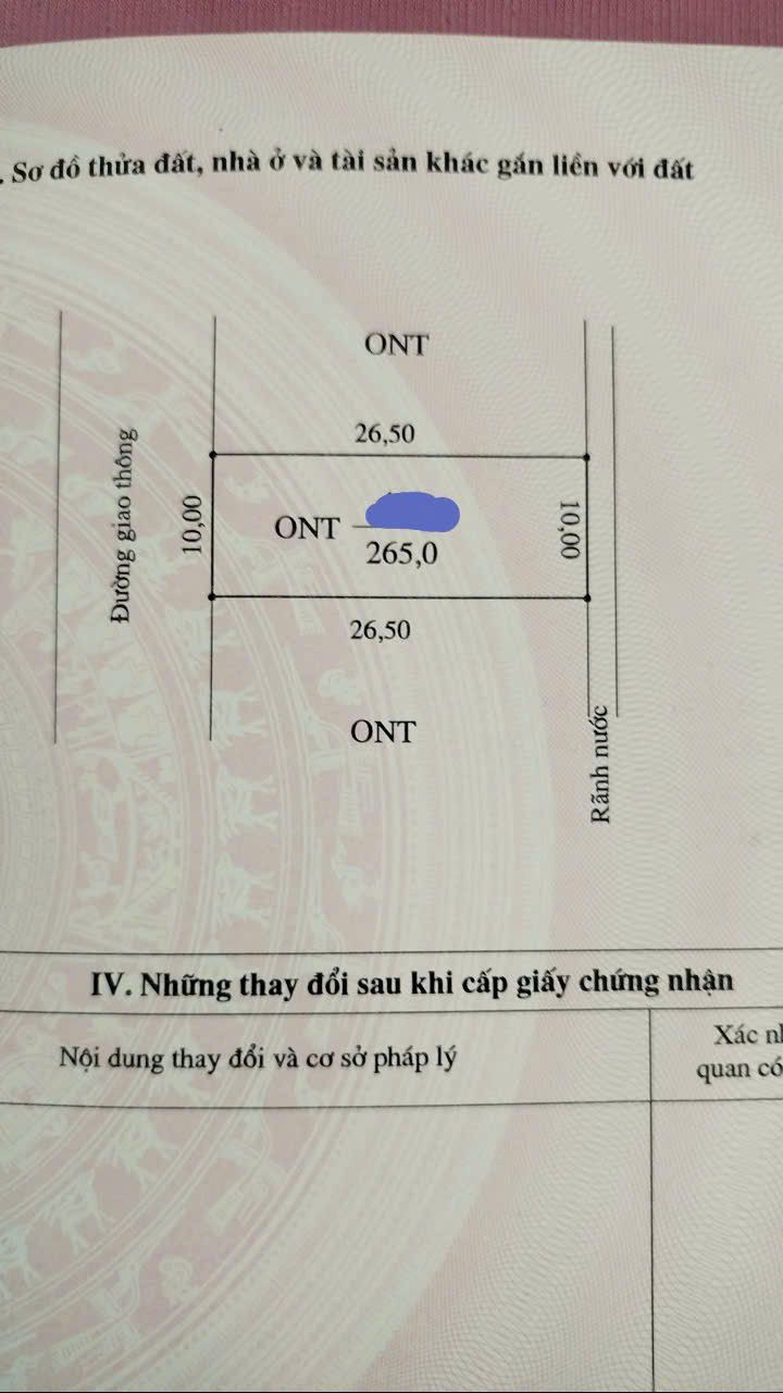 Đất nền Sông Lô Việt Trì 265m² giá 24 triệu - Pháp lý rõ ràng!