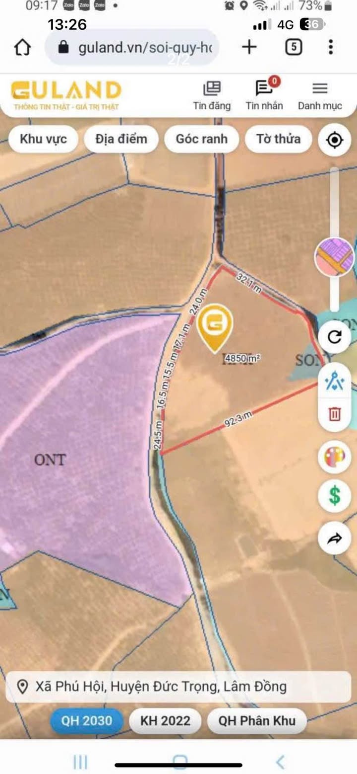 Đất 5 sào Phú Hội, Đức Trọng 1.9 tỷ - Đầu tư sinh lời ngay!