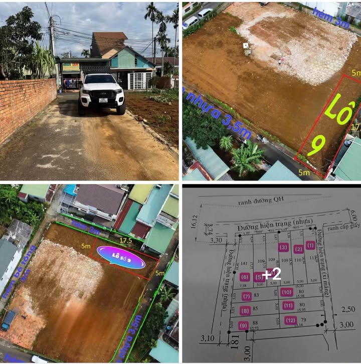 Đất thổ cư 87m² hẻm nhựa Tây Sơn, Bảo Lộc - Giá 1.7 tỷ, xây dựng tự do!