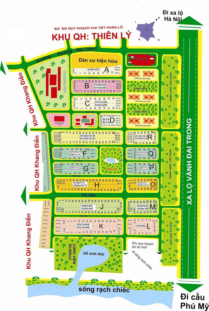 Đất nền KDC An Thiên Lý, Thủ Đức - Diện tích đa dạng từ 85m², giá từ 8.35 tỷ!