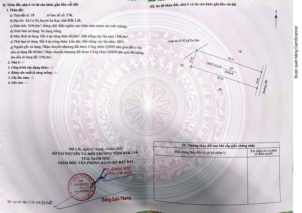 Đất nền Cư Ni, Ea Kar, Đắk Lắk 1660m² giá chỉ 400 triệu - Sổ hồng chính chủ, phân lô dễ dàng!