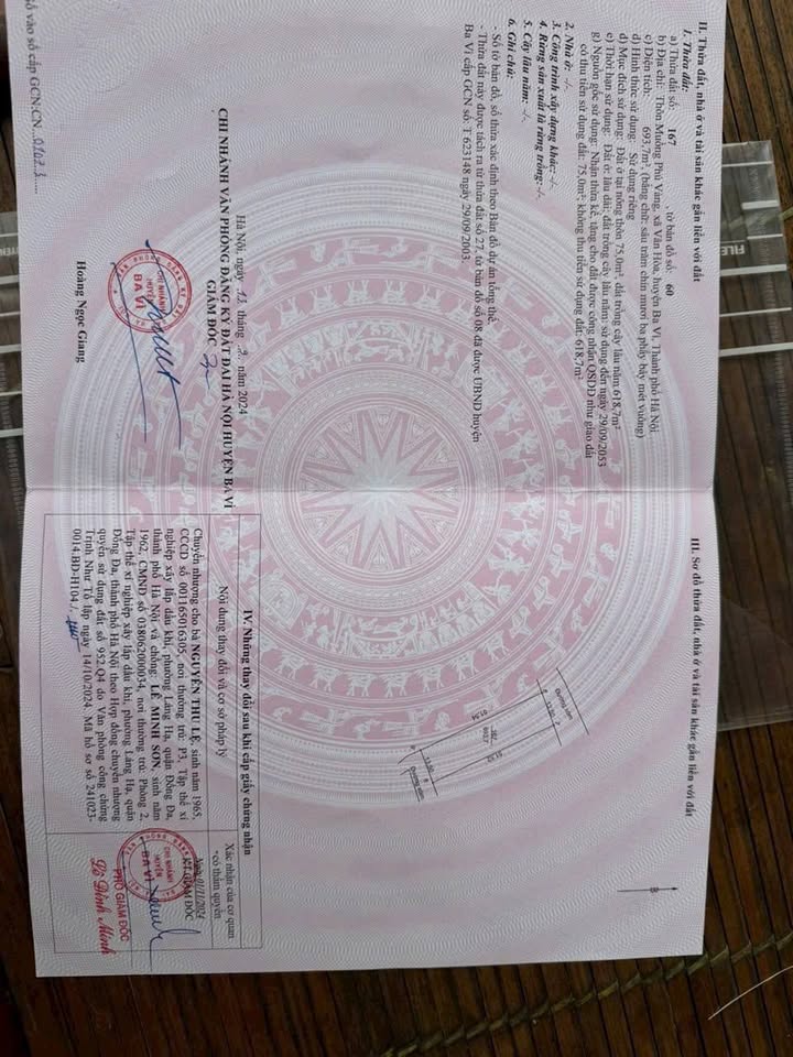 Đất nền Vân Hòa, Ba Vì 693m², giá 4.158 tỷ - Tiềm năng đầu tư tuyệt vời!