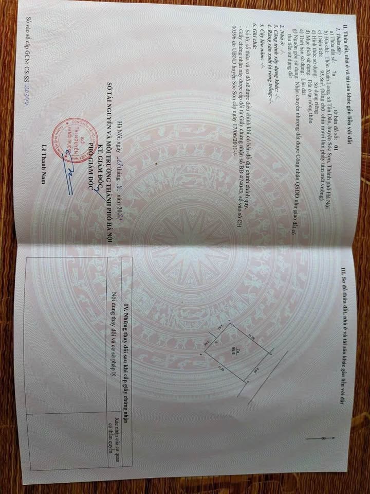 Đất thổ cư 95m² mặt tiền 8.5m tại Tân Dân - Đầu tư sinh lời ngay!