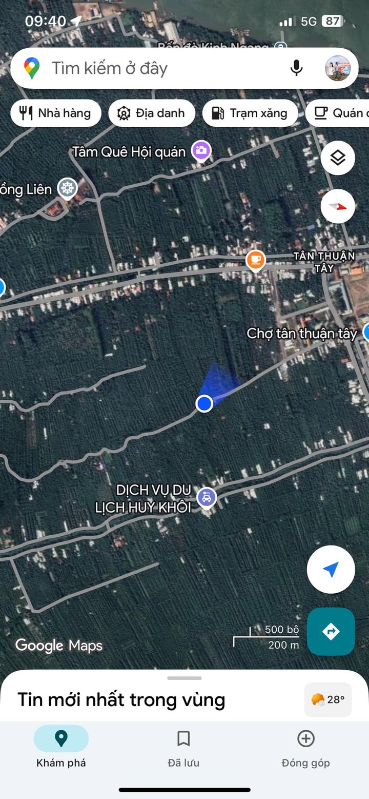 Đất nền đôi Đường Dal, Tân Thuận Tây 1785m² giá 1 tỷ - Vị trí thuận lợi, tiện ích đầy đủ!