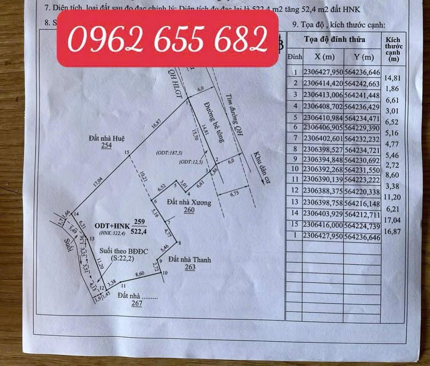 Đất nền Mộc Châu 552m² giá thỏa thuận - Đầu tư sinh lời ngay lập tức!