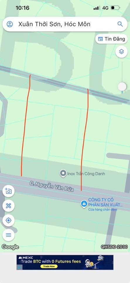 Đất nền Hóc Môn 8000m² mặt tiền đường Nguyễn Văn Bứa - Cơ hội đầu tư tốt!