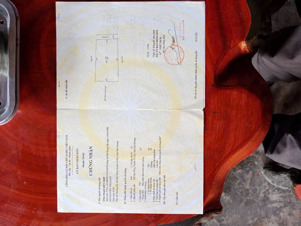 Đất thổ cư 760m² tại Thôn Nghĩa Xá, Tứ Kỳ - Giá chỉ 6.5 triệu/m², đầu tư sinh lời cao!