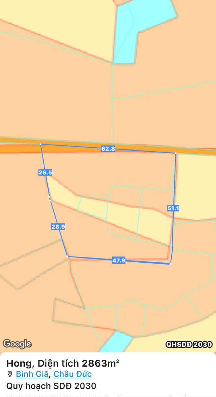 Đất nền Bình Giã, Châu Đức 2800m² chỉ 2.1 tỷ - Cơ hội đầu tư tuyệt vời!