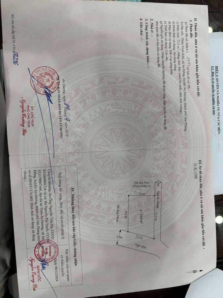 Đất lô góc 73m² tại Vĩnh Khê, An Đồng - Giá chỉ 2 tỷ - Cơ hội đầu tư tuyệt vời!