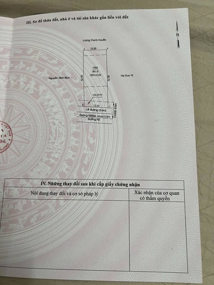 Đất mặt tiền DX06 Phú Mỹ, TDM 360m² giá 7 tỷ - Cơ hội đầu tư sinh lời