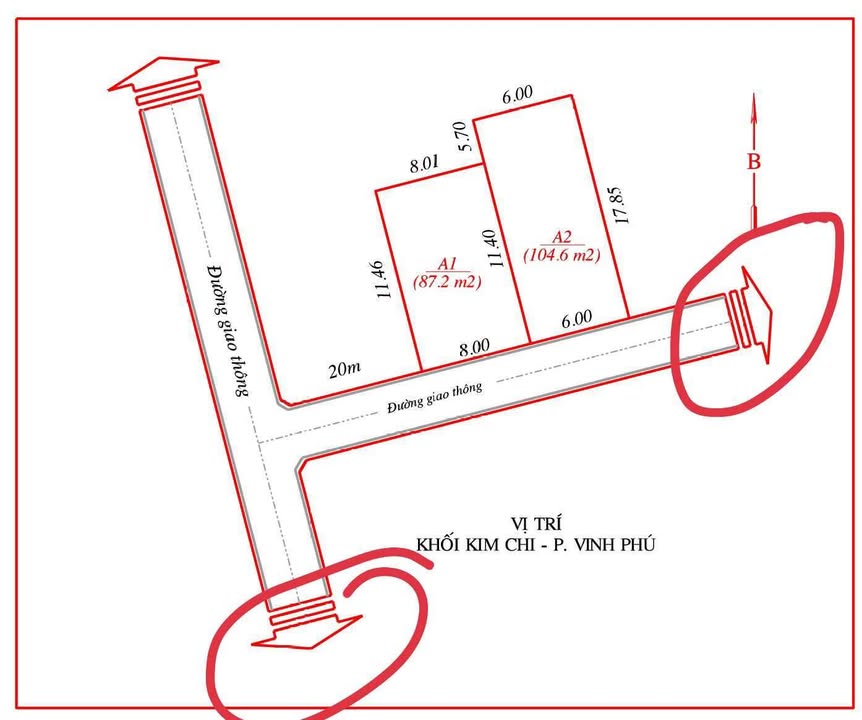 Đất nền Nghi Ân 87.2m² giá 1.4 tỷ - Vị trí đắc địa gần chợ hoa!
