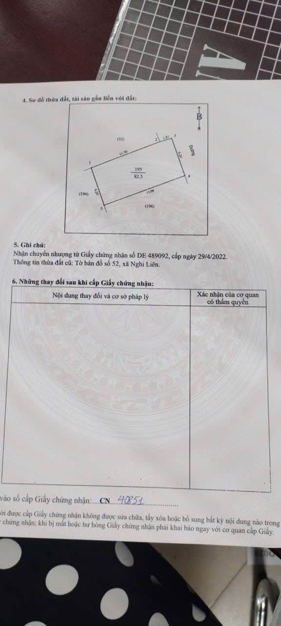 Đất bám đường 15m ngay sau Sân Bay Vinh 82,3m² giá 3,4 tỷ - Kinh doanh tiềm năng!