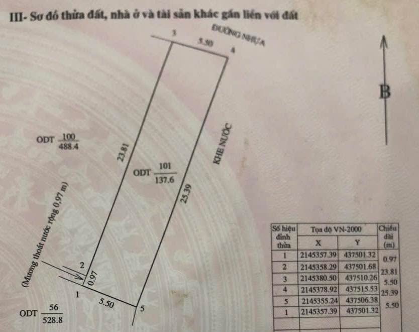 Đất nền Mường Xén 137.6m² - Vị trí thuận lợi, sổ đỏ chính chủ!